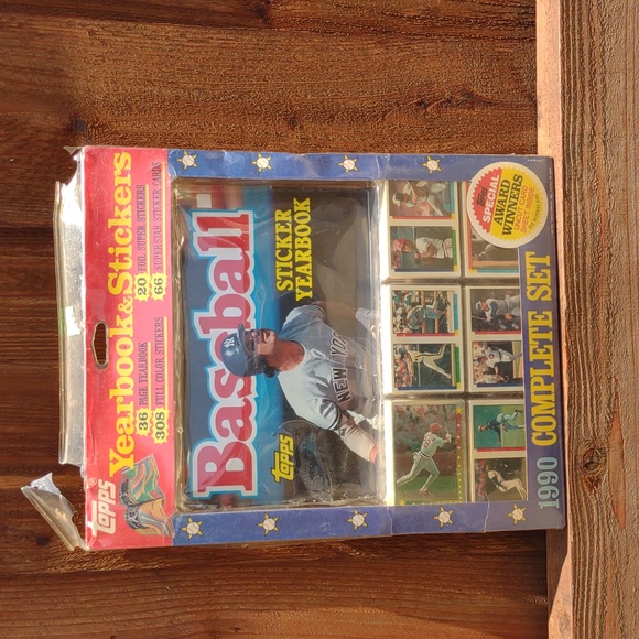 Topps Baseball Yearbook & Stickers / 1990 Complete Set - Picture 4 of 11